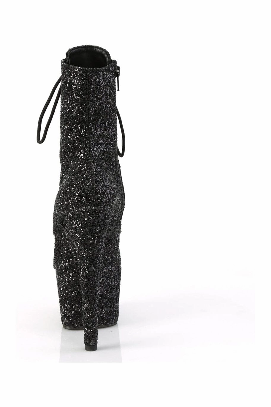 ADORE-1020GWR Black Glitter Ankle Boot