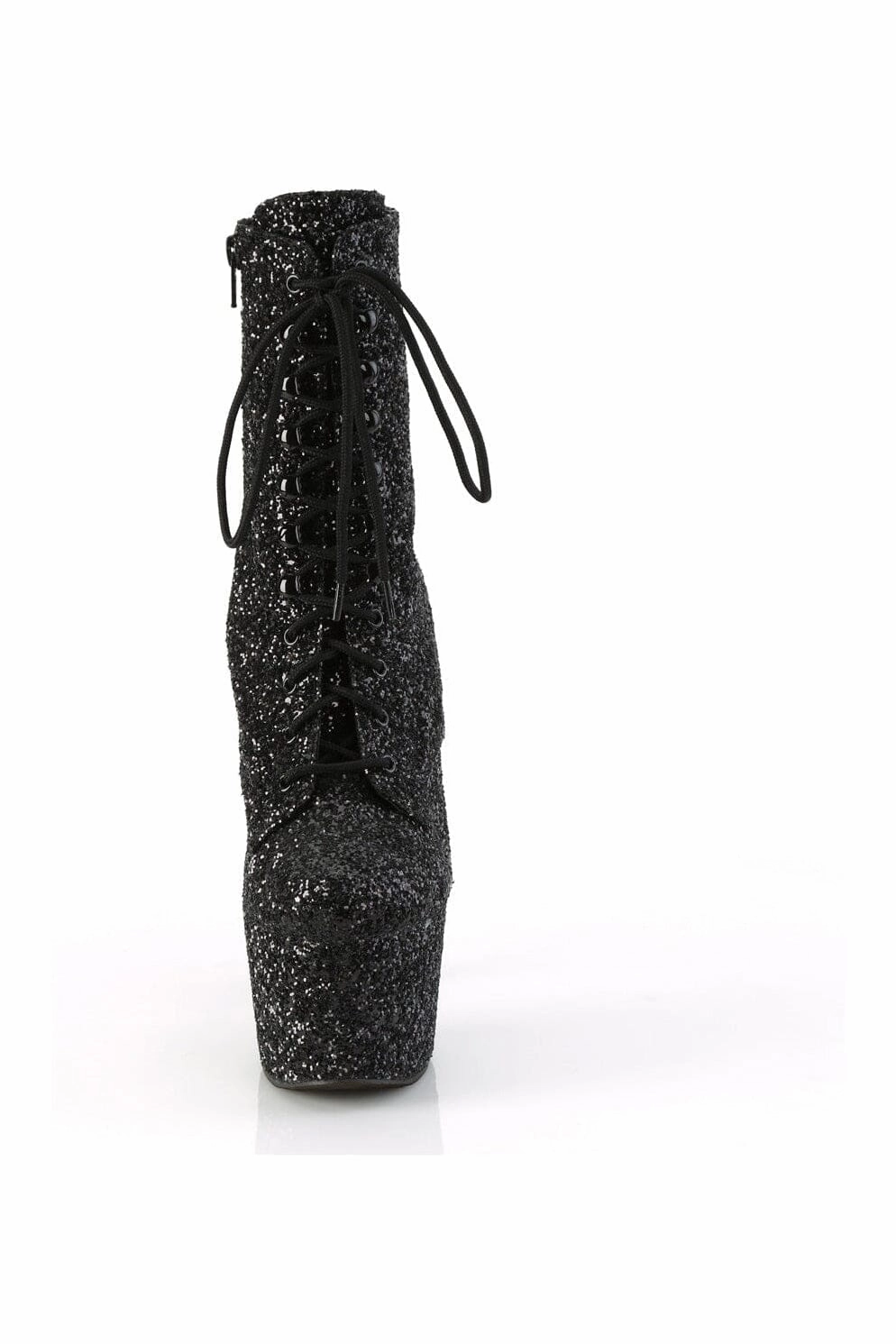 ADORE-1020GWR Black Glitter Ankle Boot