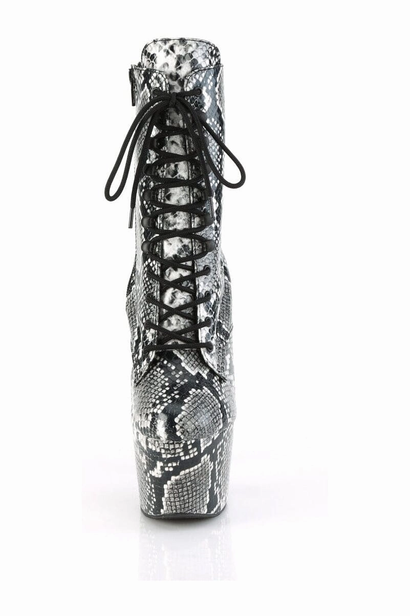 ADORE-1020SPWR Black Faux Leather Knee Boot