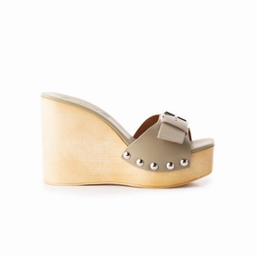 Adore Light Khaki Leather