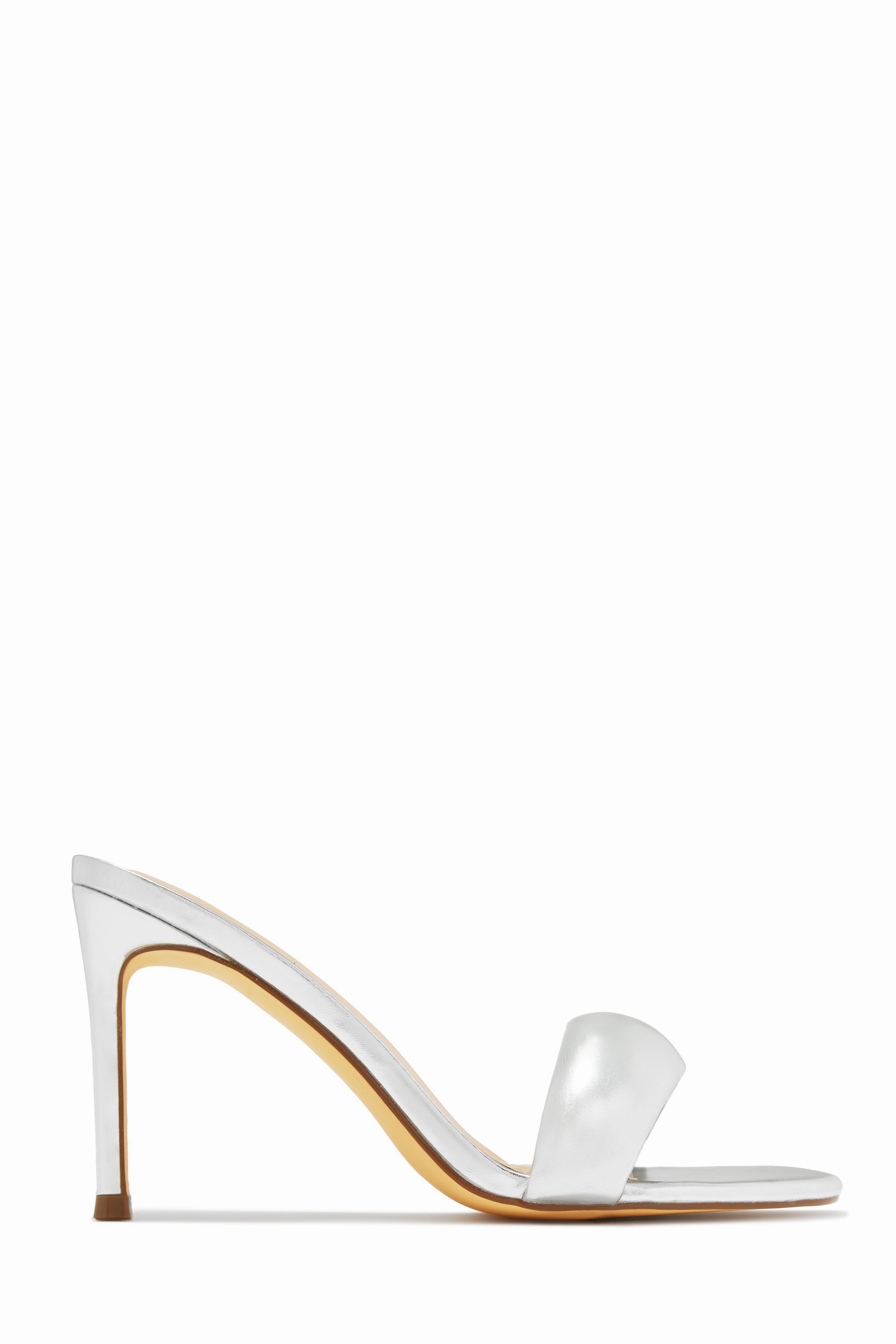 Alisha Mid Heel Mules - Orange