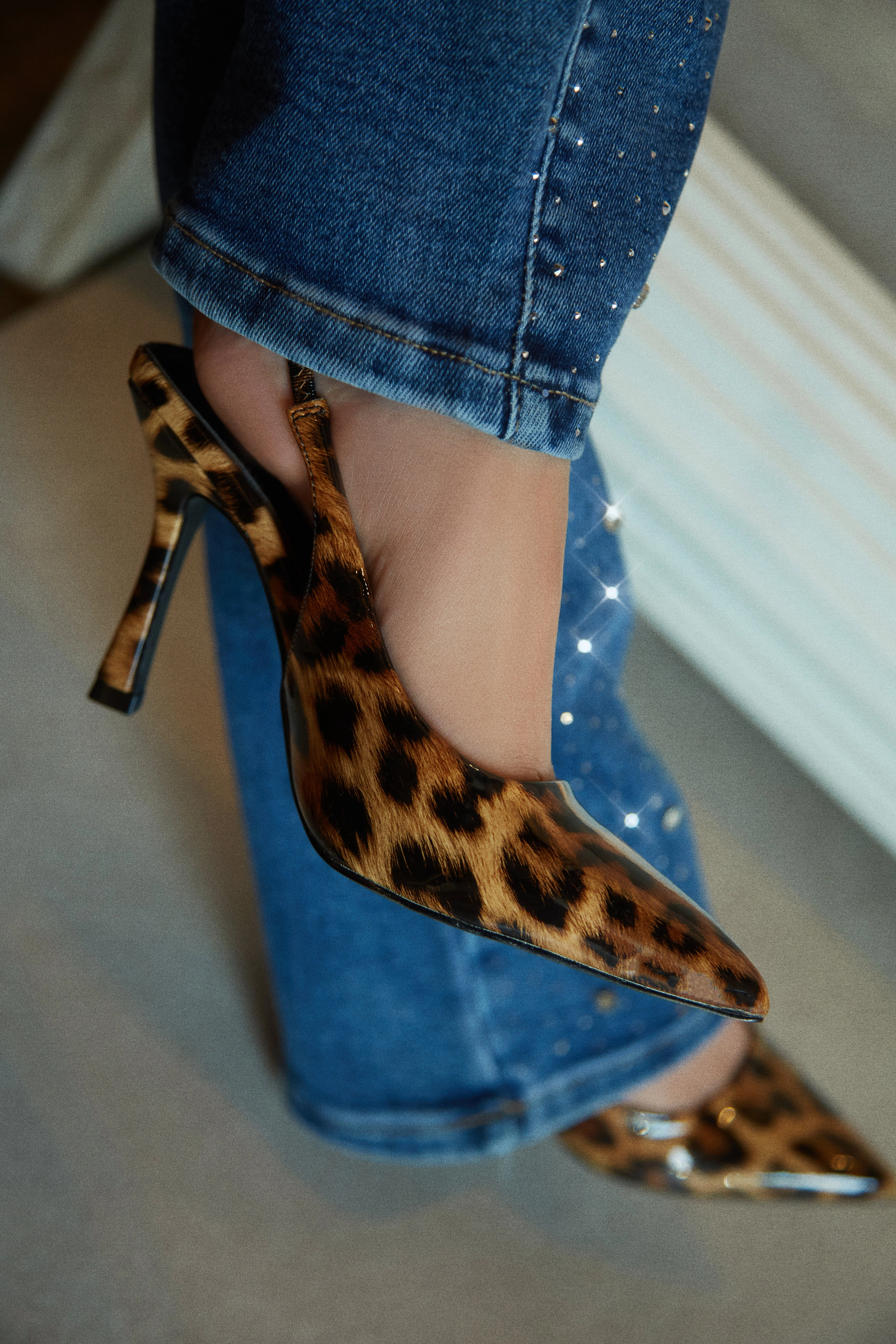 Alisson Slingback Pumps - Leopard