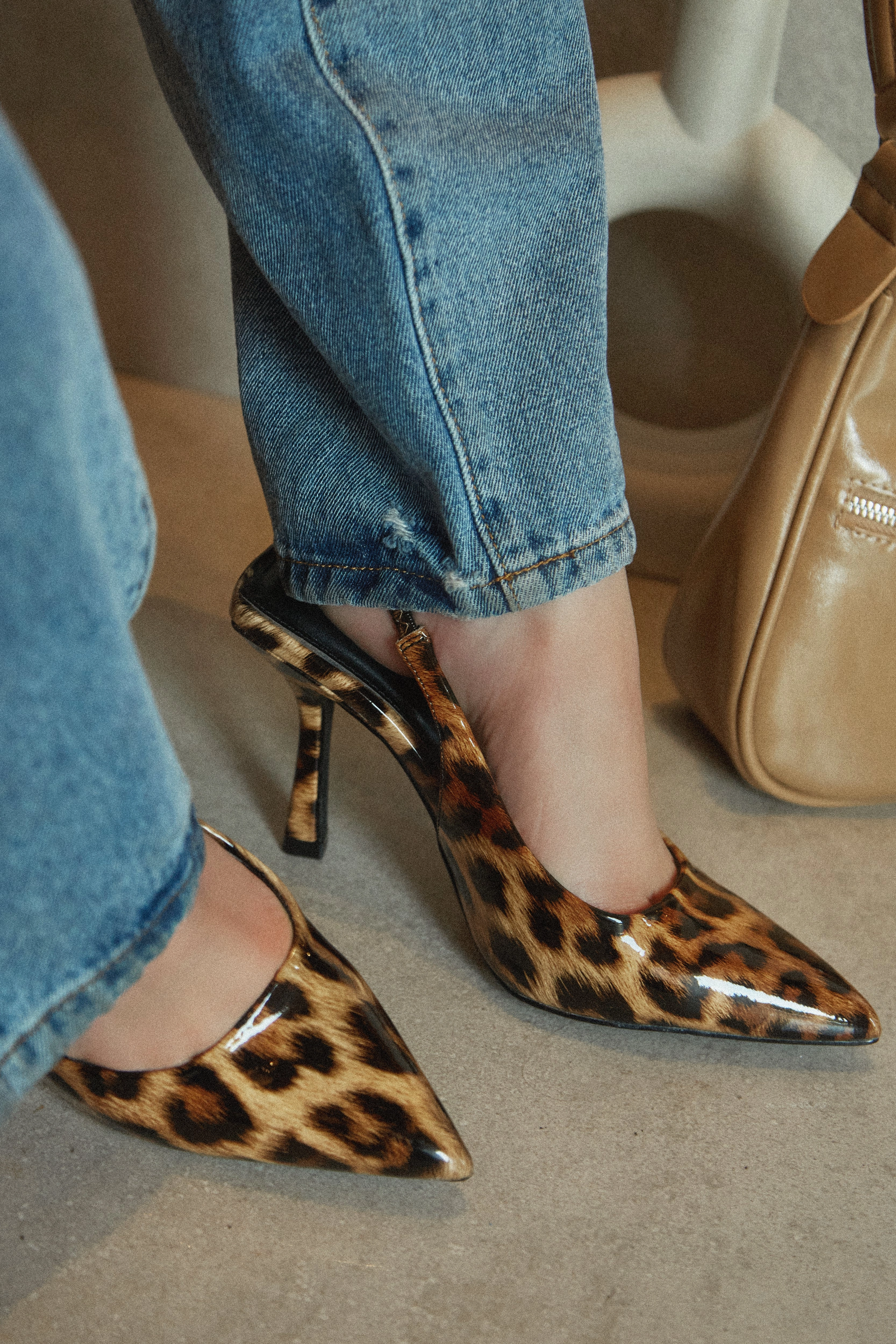Alisson Slingback Pumps - Leopard