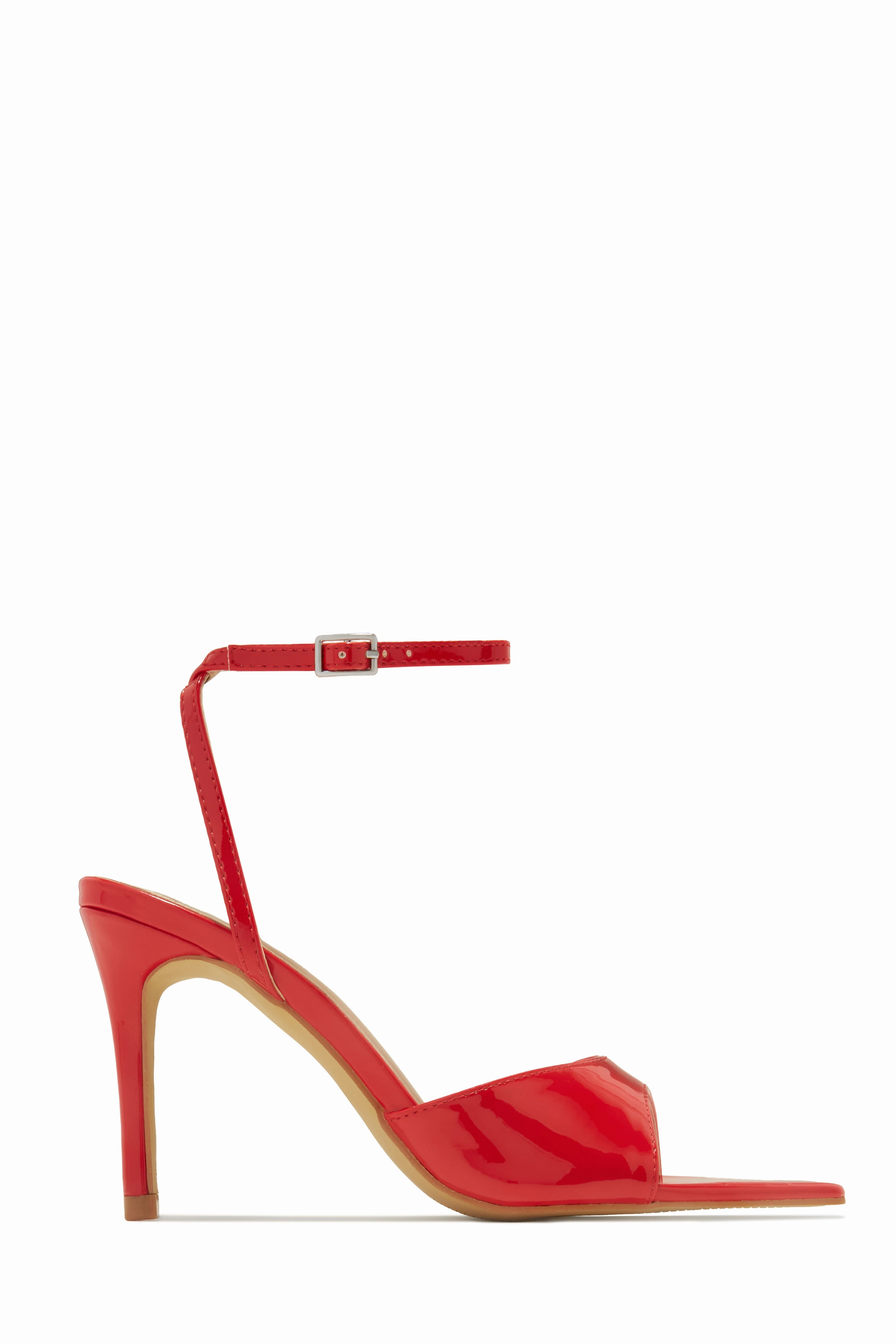 Amanda Single Sole Heels - Red