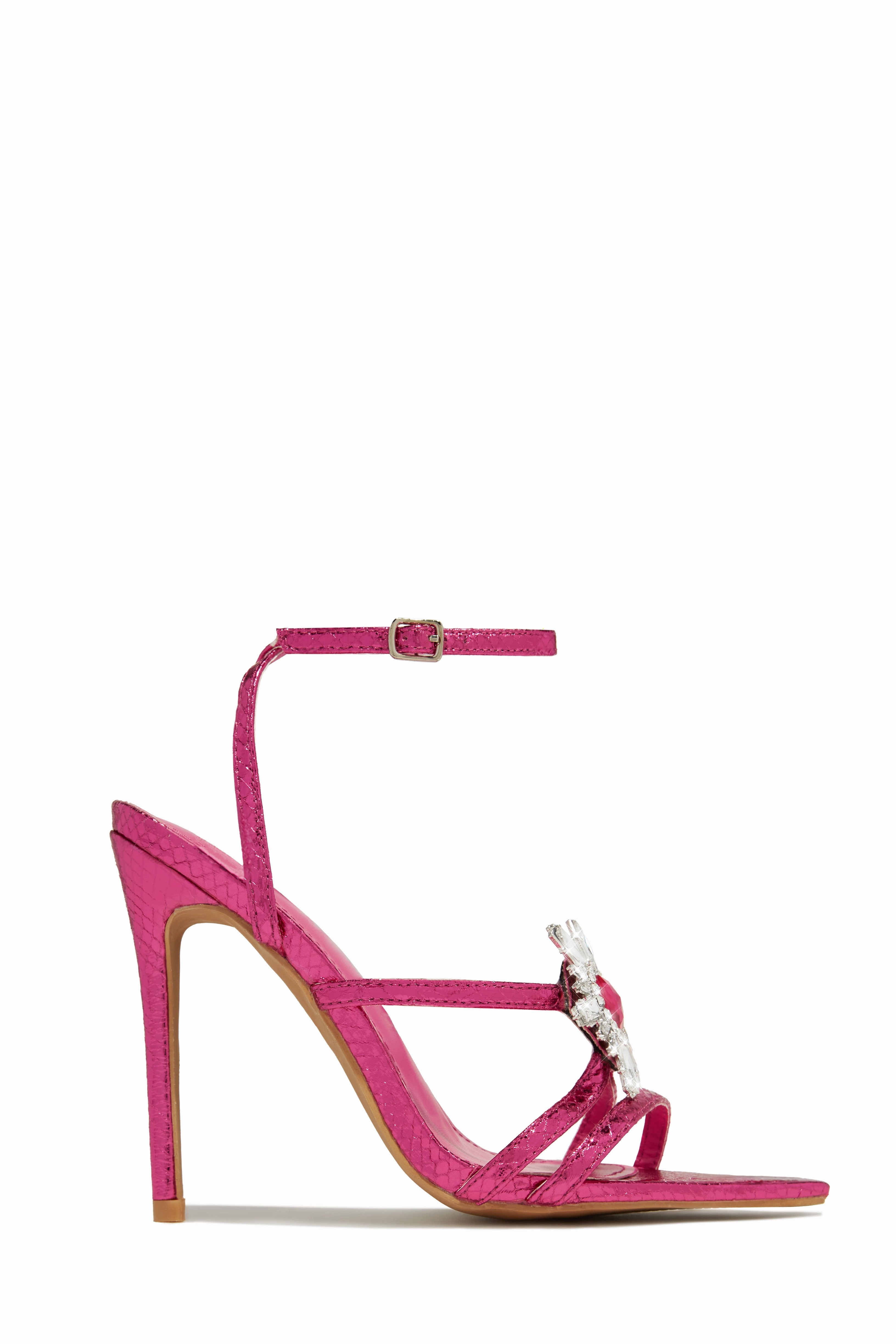 Ameira Embellished High Heels - Gold