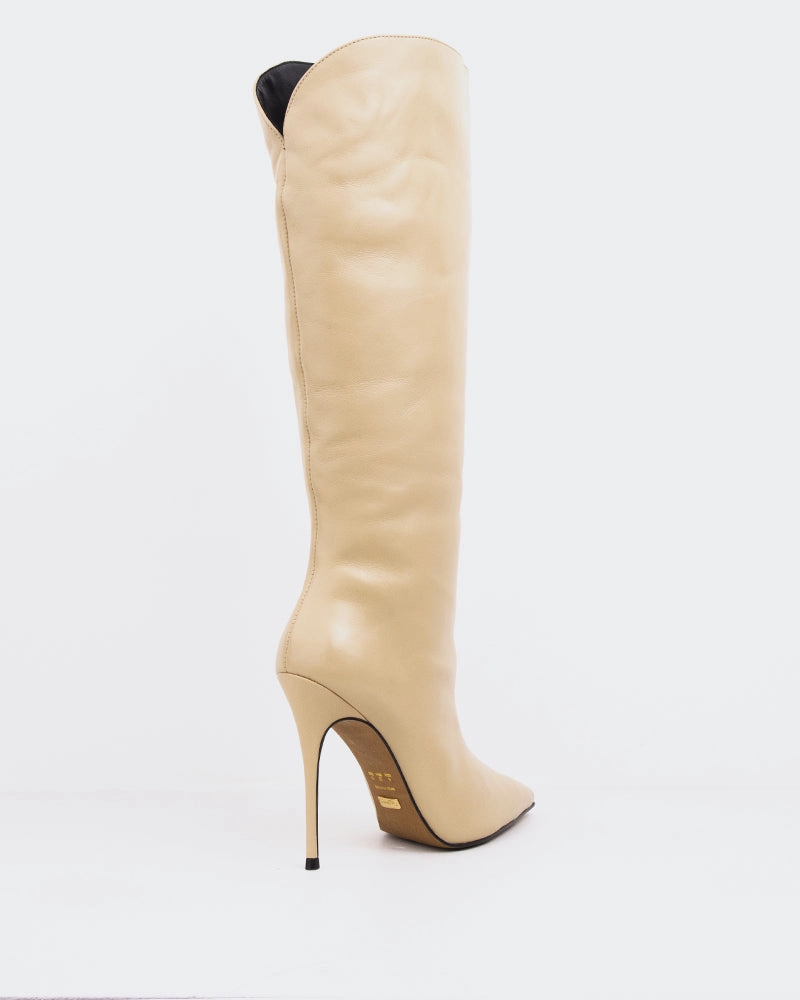 Amina Beige Leather