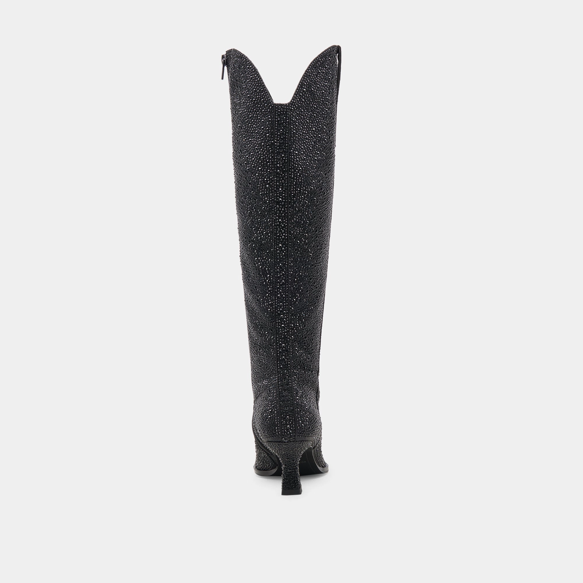 ARIANA CRYSTAL BOOTS BLACK METALLIC CRYSTAL