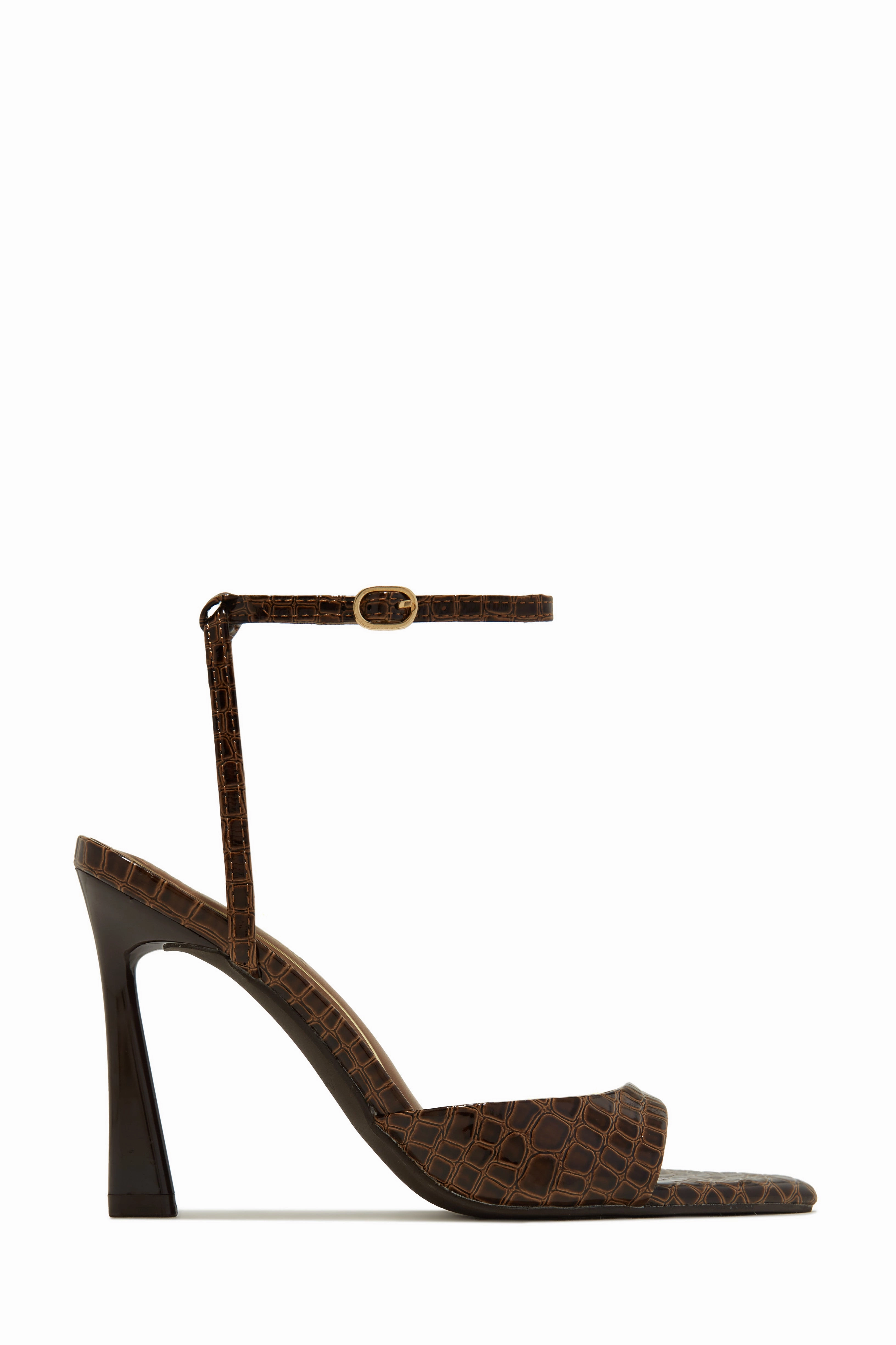 Azani Mary Jane Strap Heels - Brown