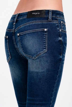 Basic Soft Denim Mid Rise Skinny Jeans