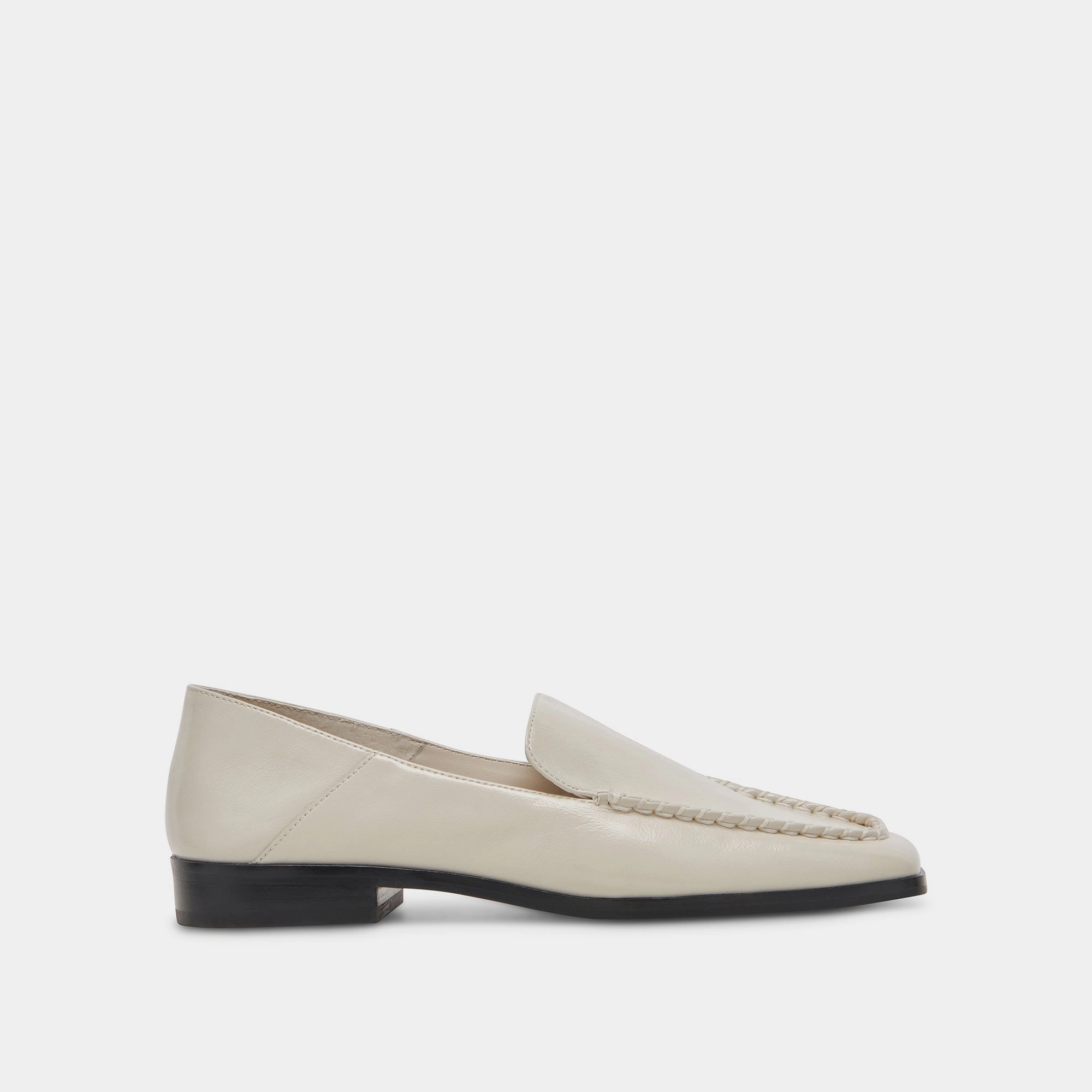 BENY FLATS IVORY CRINKLE PATENT - re:vita