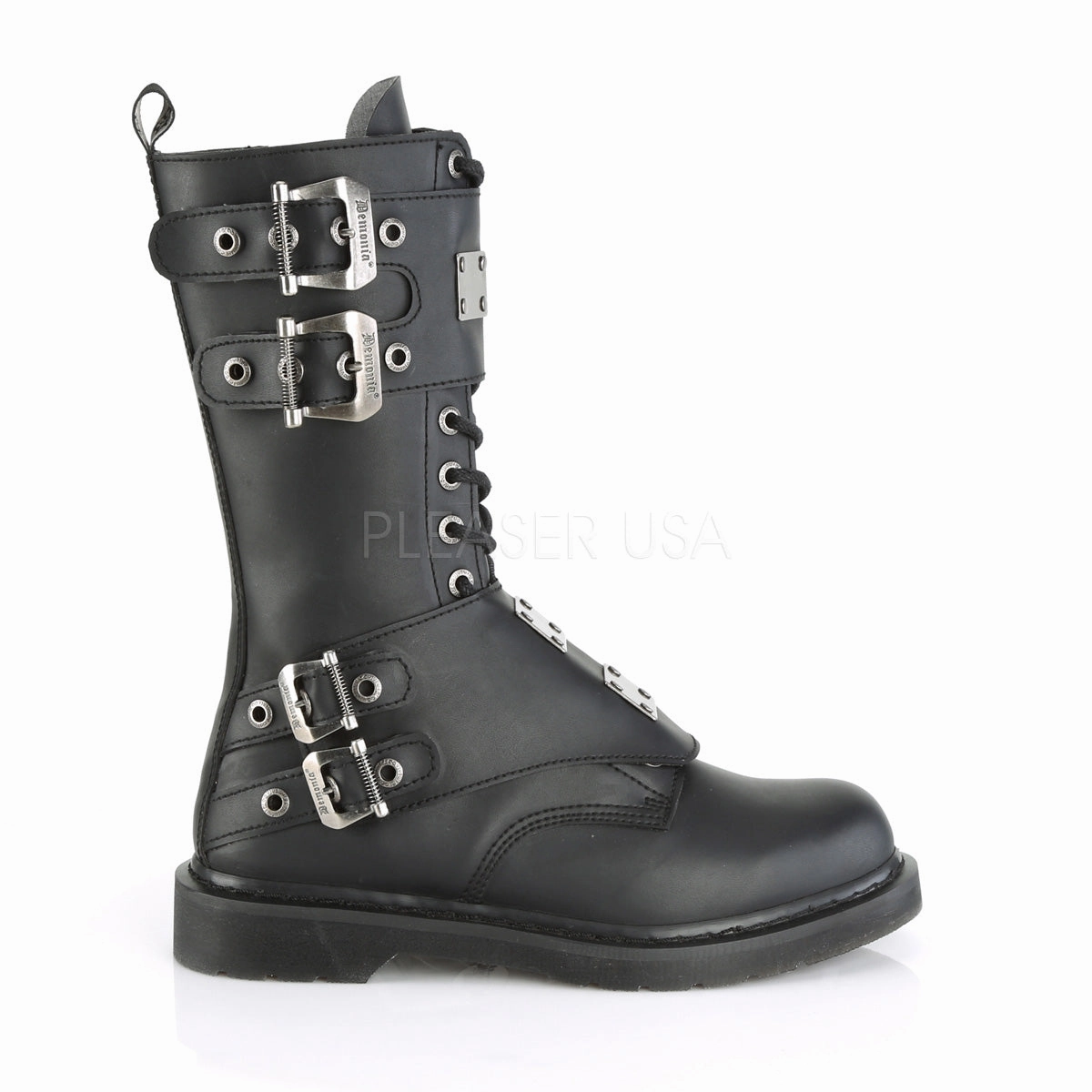 BOLT-345  Black Vegan Leather