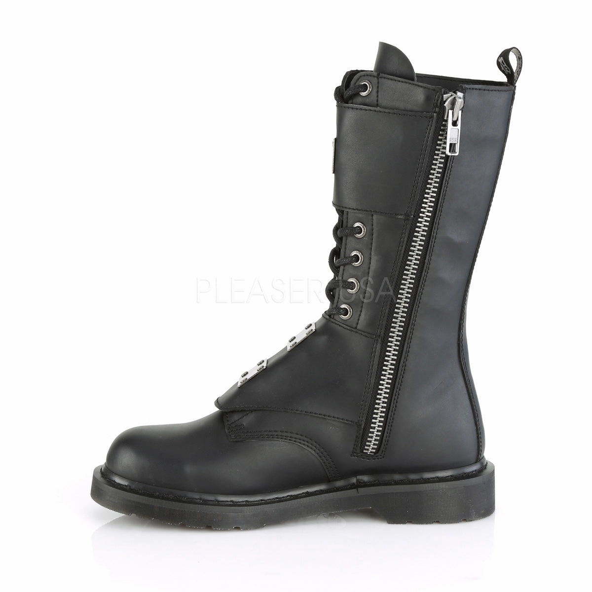 BOLT-345  Black Vegan Leather