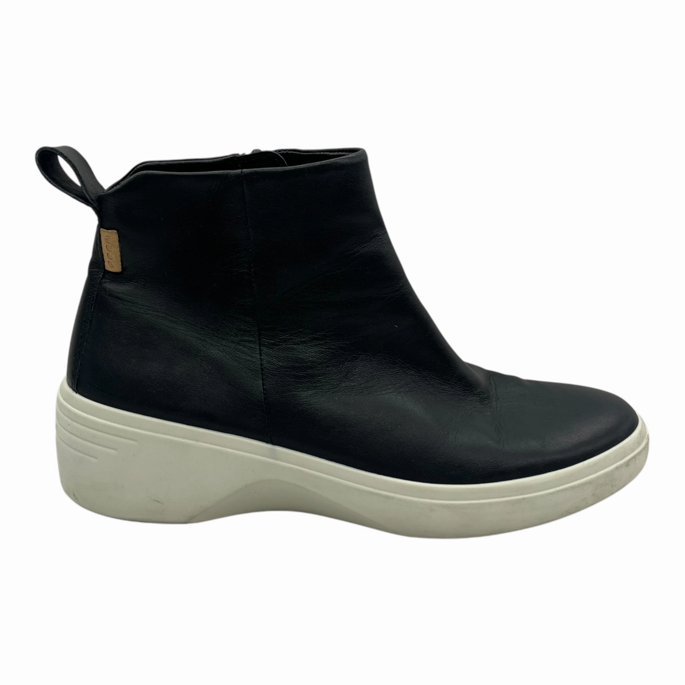 Boots Ankle Heels By Ecco In Black, Size:8
