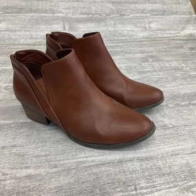 Boots Ankle Heels By Lc Lauren Conrad In Brown, Size: 7