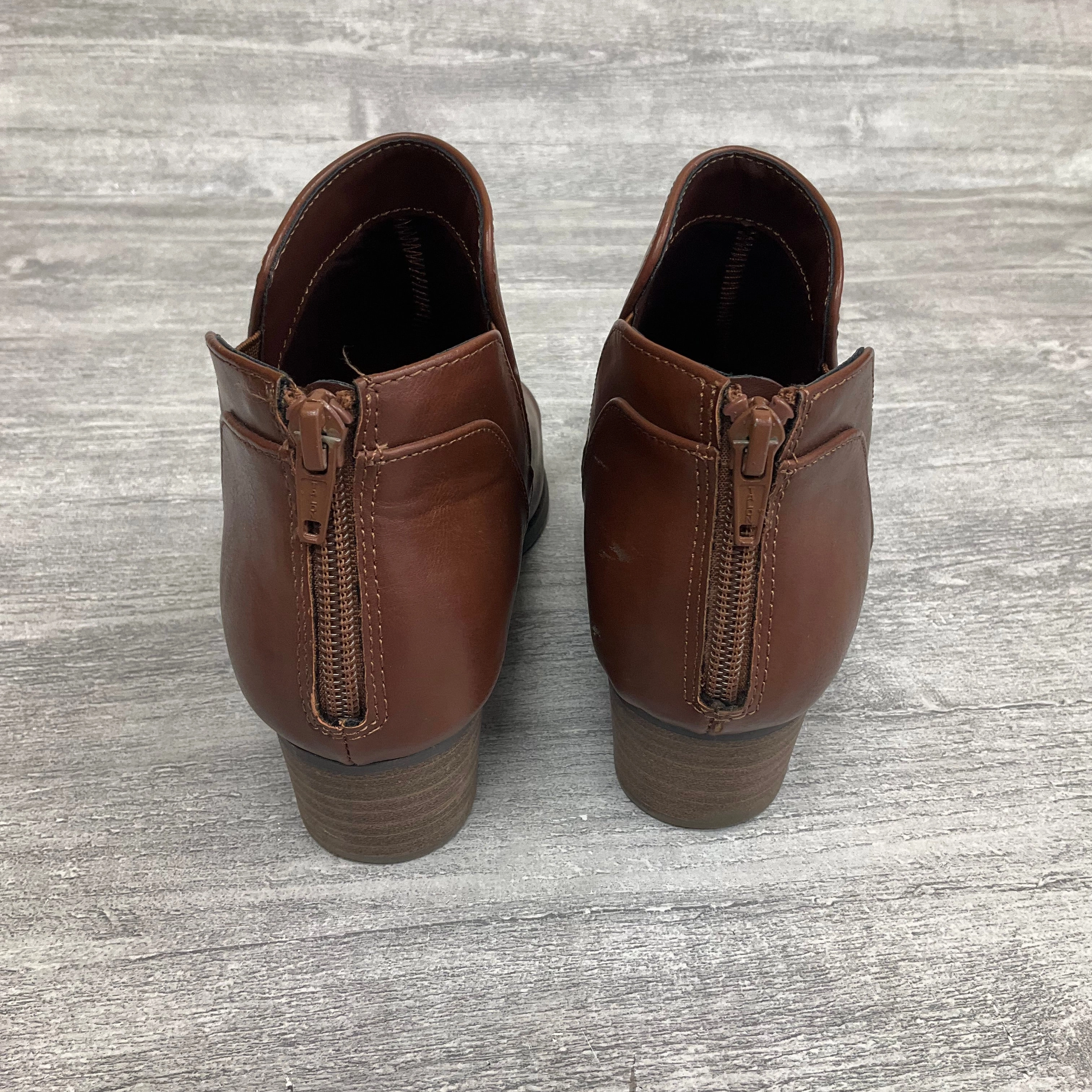 Boots Ankle Heels By Lc Lauren Conrad In Brown, Size: 7