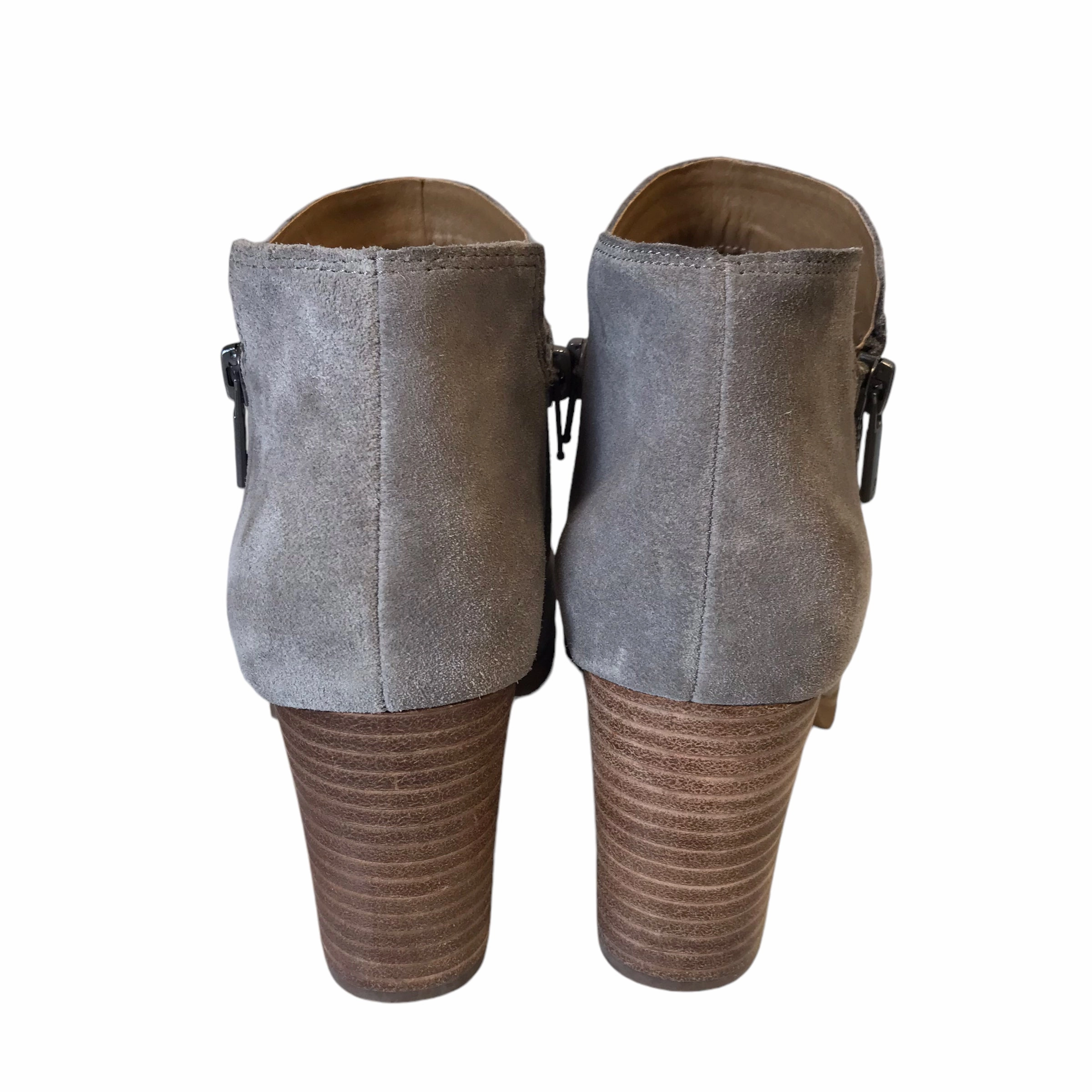 Boots Ankle Heels By Lucky Brand In Tan, Size:7.5