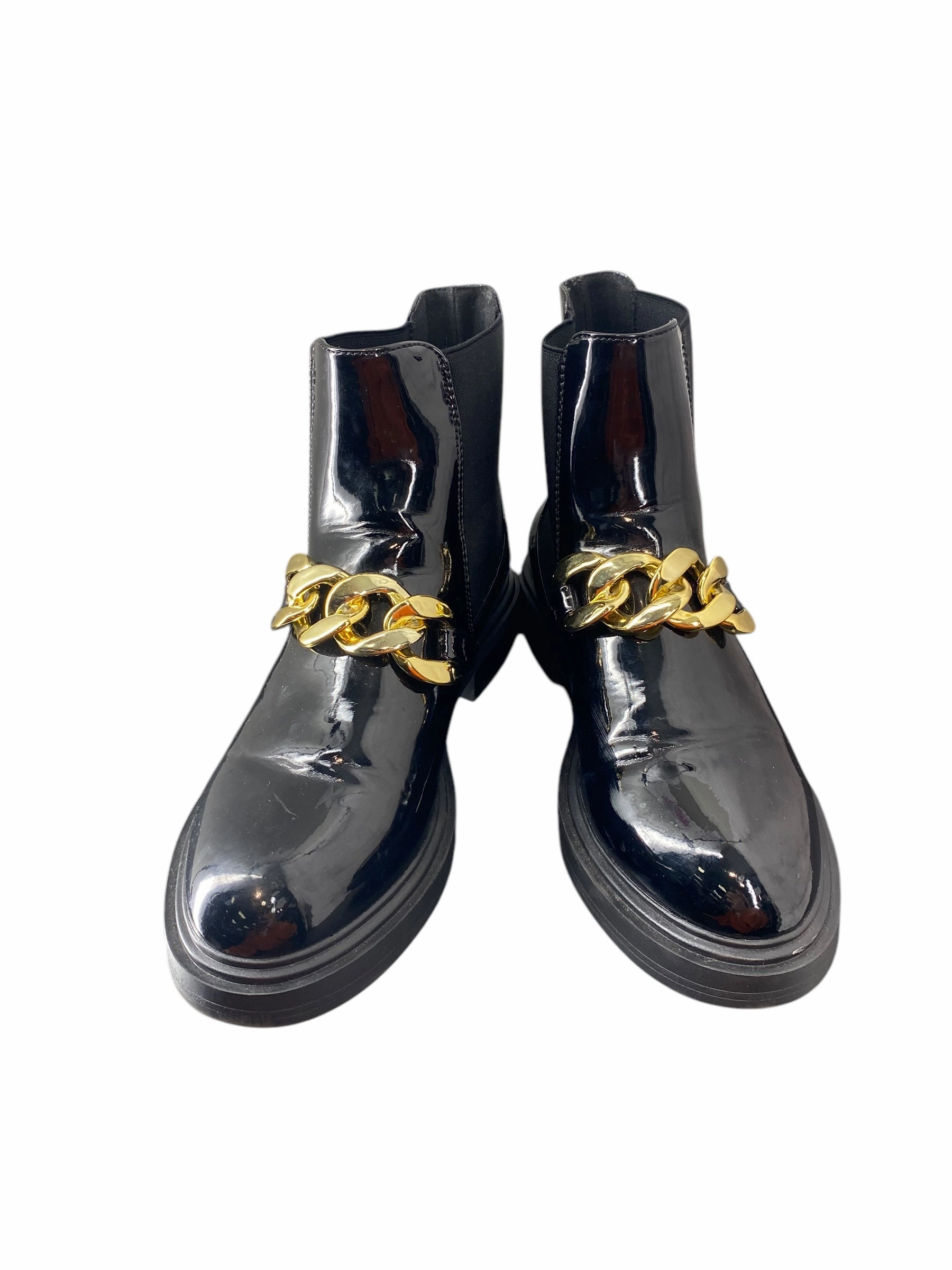 Boots Ankle Heels By Steve Madden In Black, Size: 10