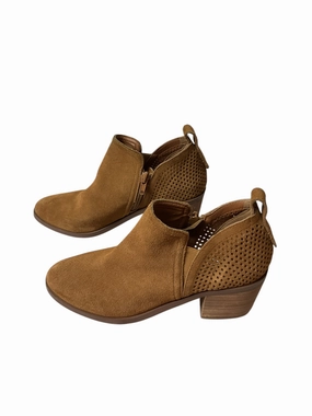 Boots Ankle Heels By Steve Madden In Brown, Size: 6