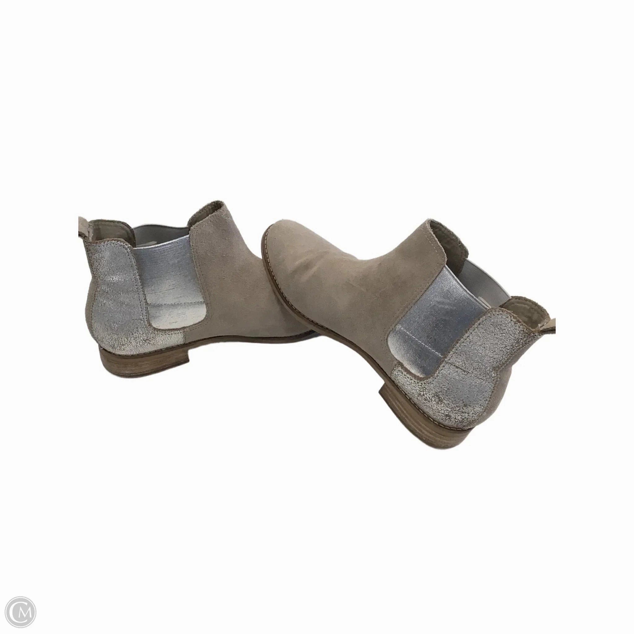 Boots Ankle Heels By Toms In Tan, Size: 9.5
