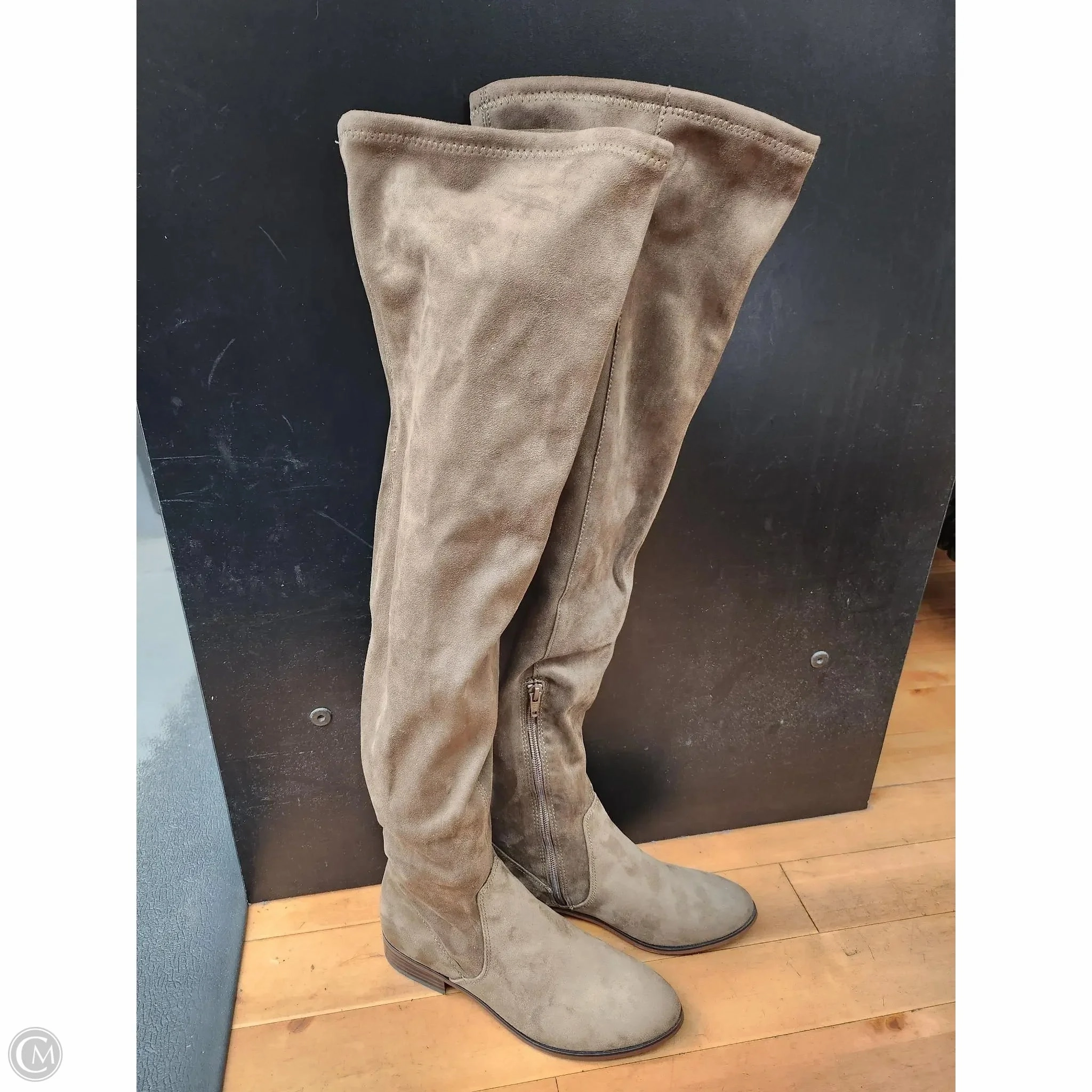 Boots Knee Flats By Aldo In Brown, Size: 6.5