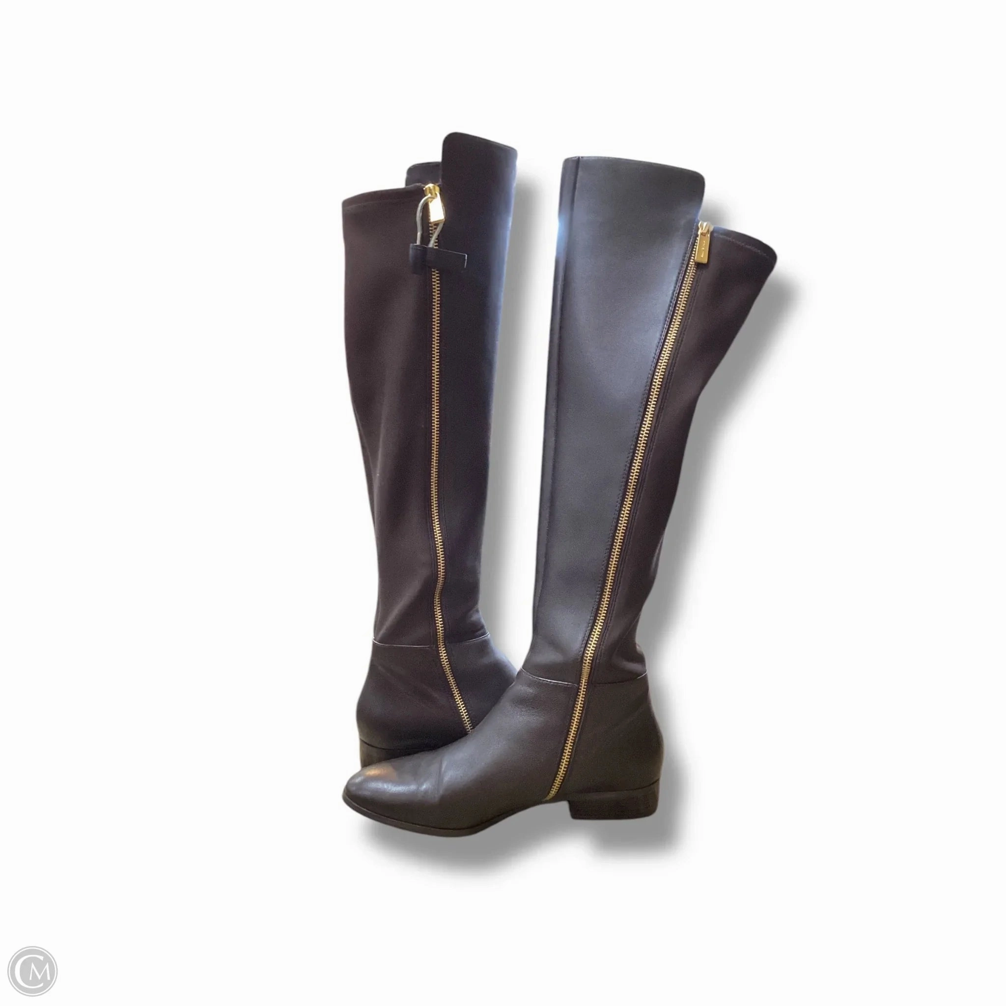 Boots Knee Flats By Michael By Michael Kors In Brown, Size: 8