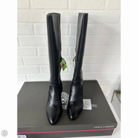 Boots Knee Heels By Vince Camuto In Black, Size: 8.5