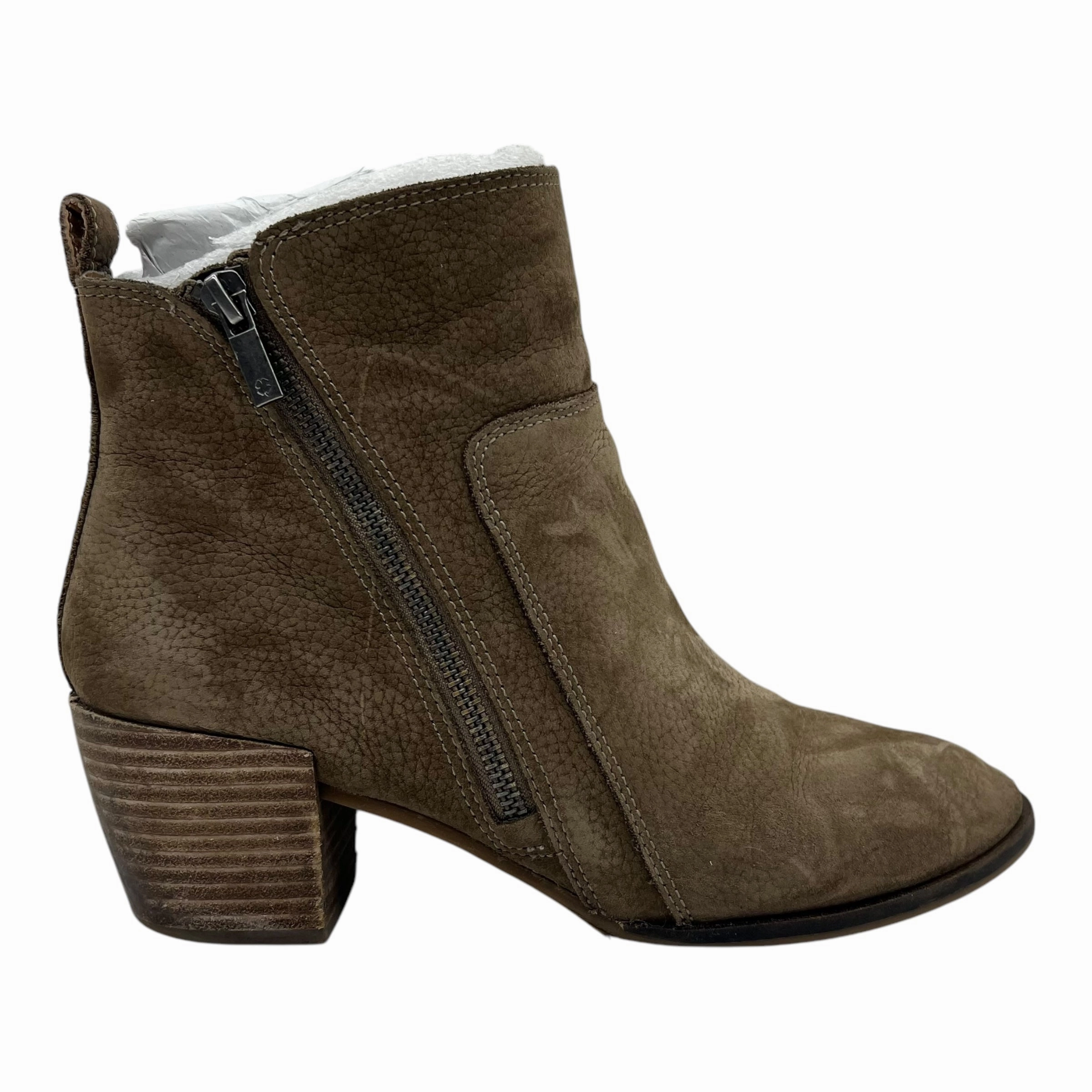 Boots Leather By Lucky Brand In Tan, Size:9