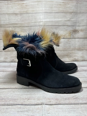Boots Mid-calf Flats By Sam Edelman In Black, Size: 7.5