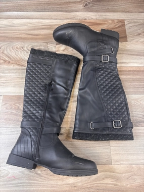 Boots Over-the-knee Heels By Shoedazzle In Black, Size: 10
