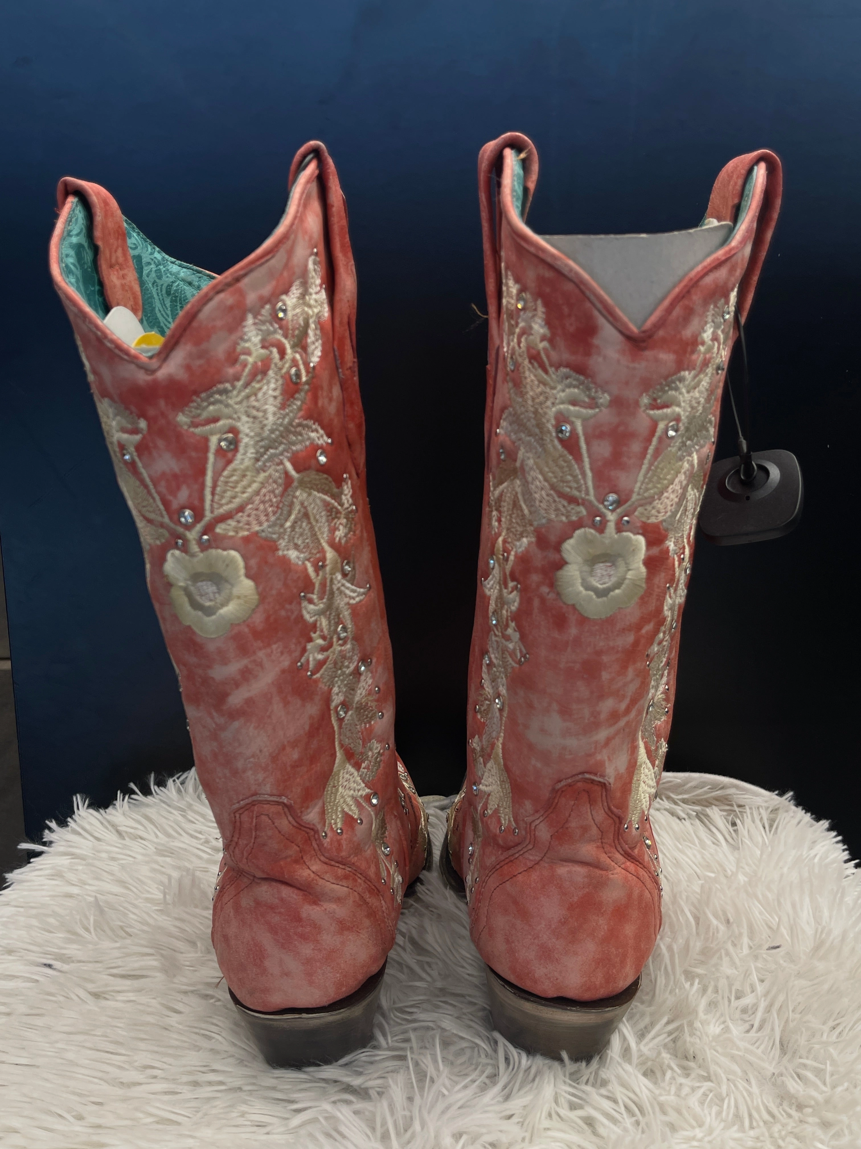 Boots Western By Clothes Mentor In Pink, Size: 10