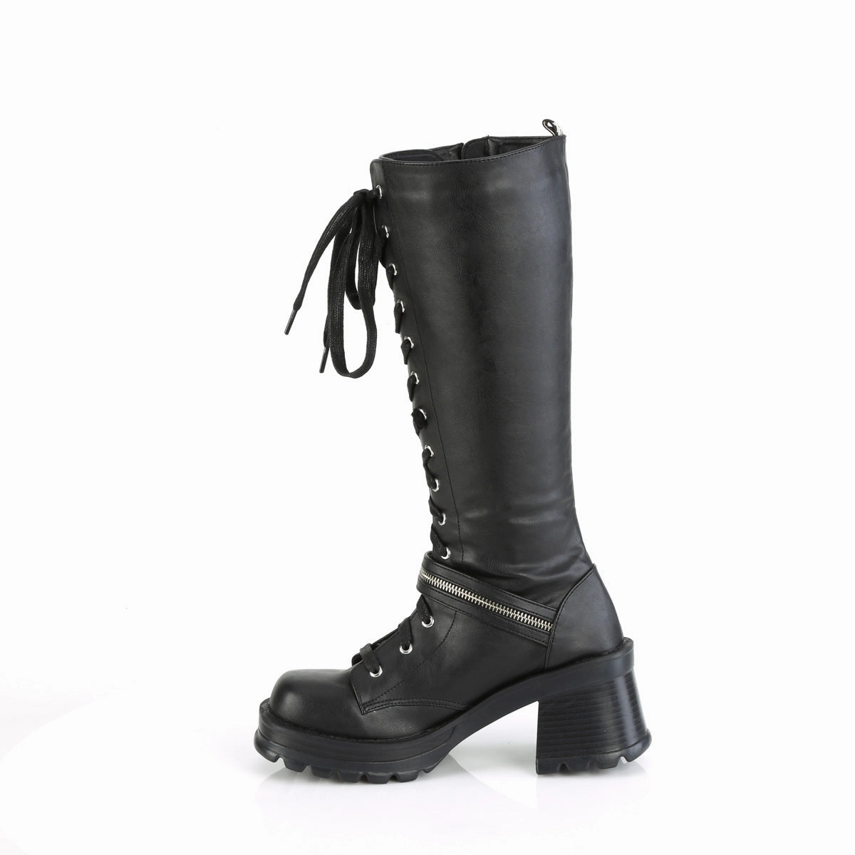 BRATTY-206  Black Vegan Leather