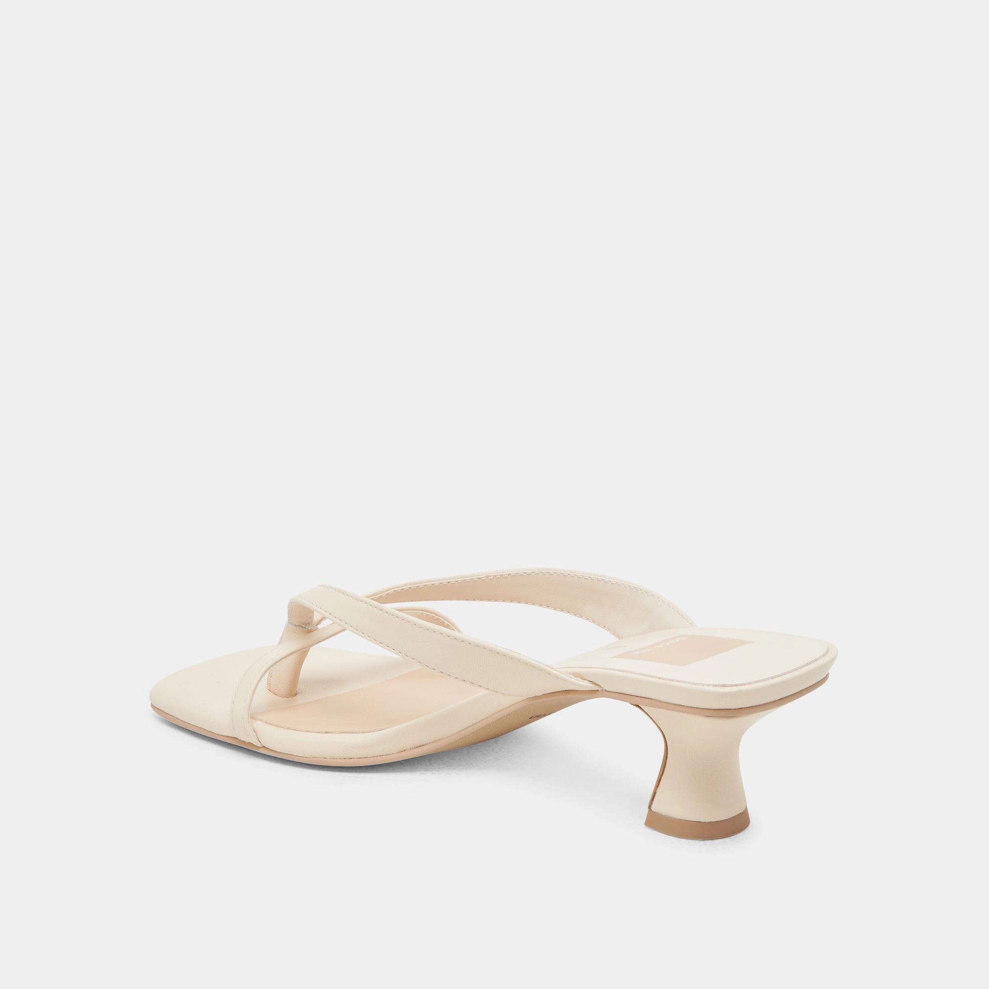BREVEL HEELS BONE LEATHER