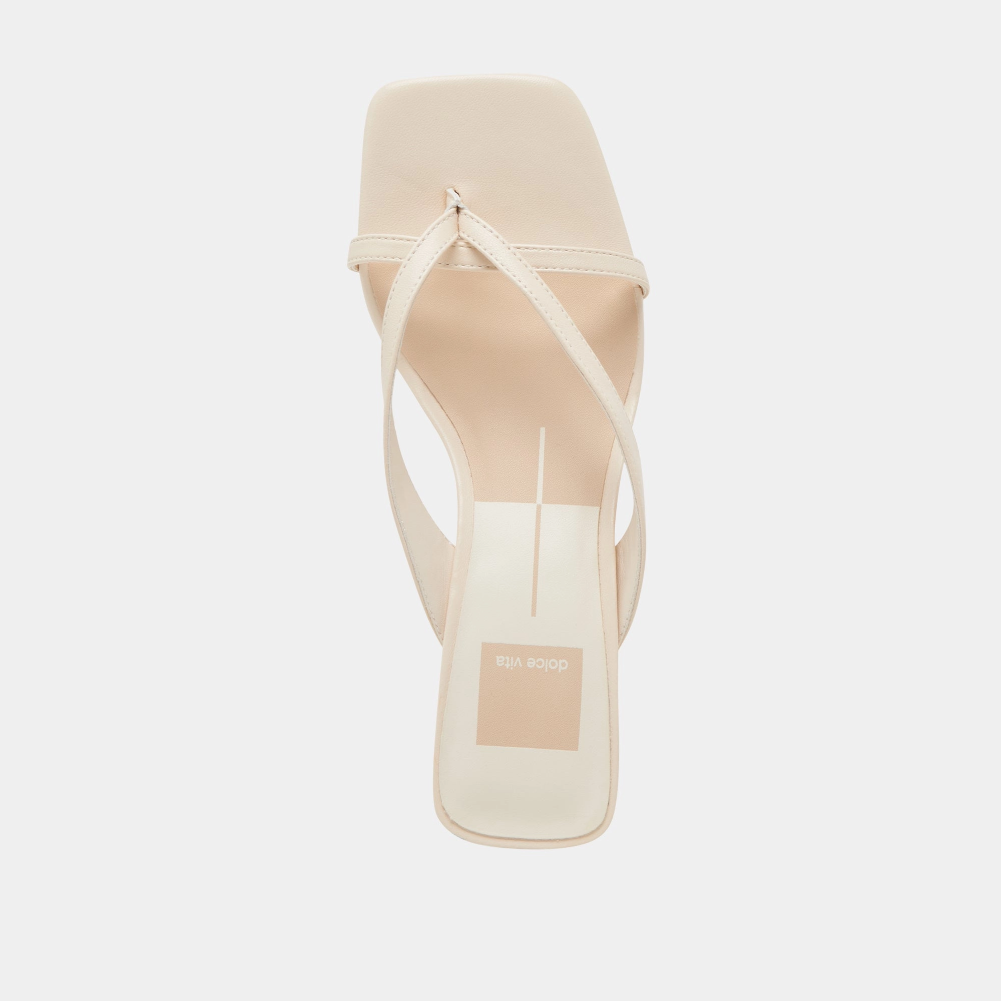 BREVEL HEELS BONE LEATHER