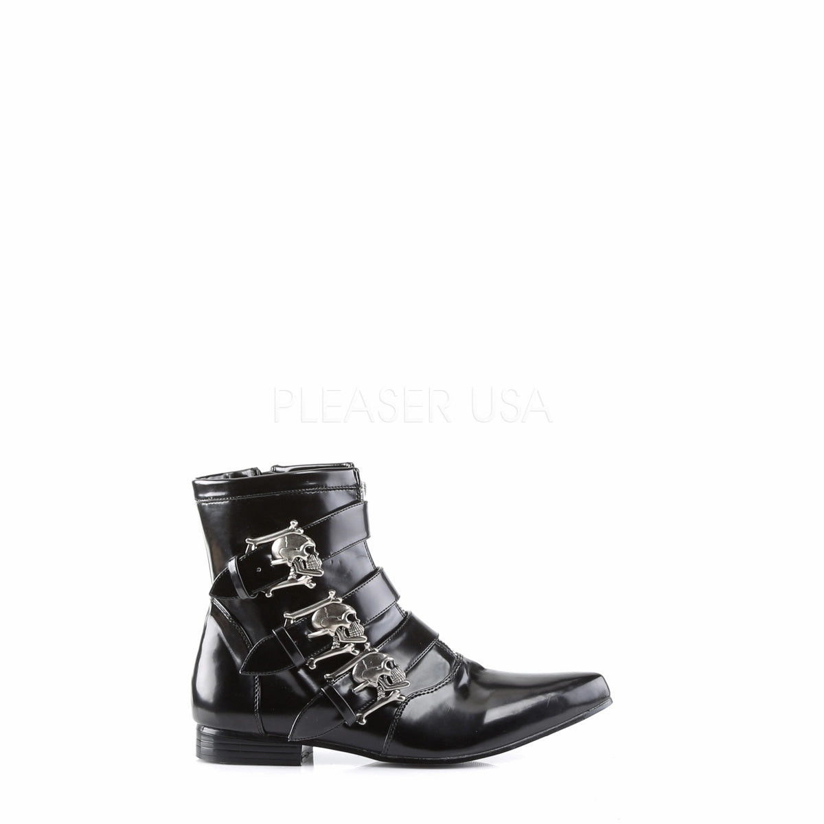 BROGUE-06  Black Nappa Vegan Leather