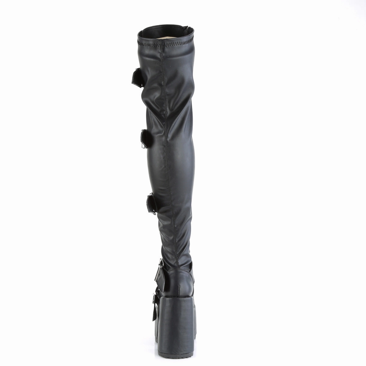CAMEL-305  Black Stretch Vegan Leather