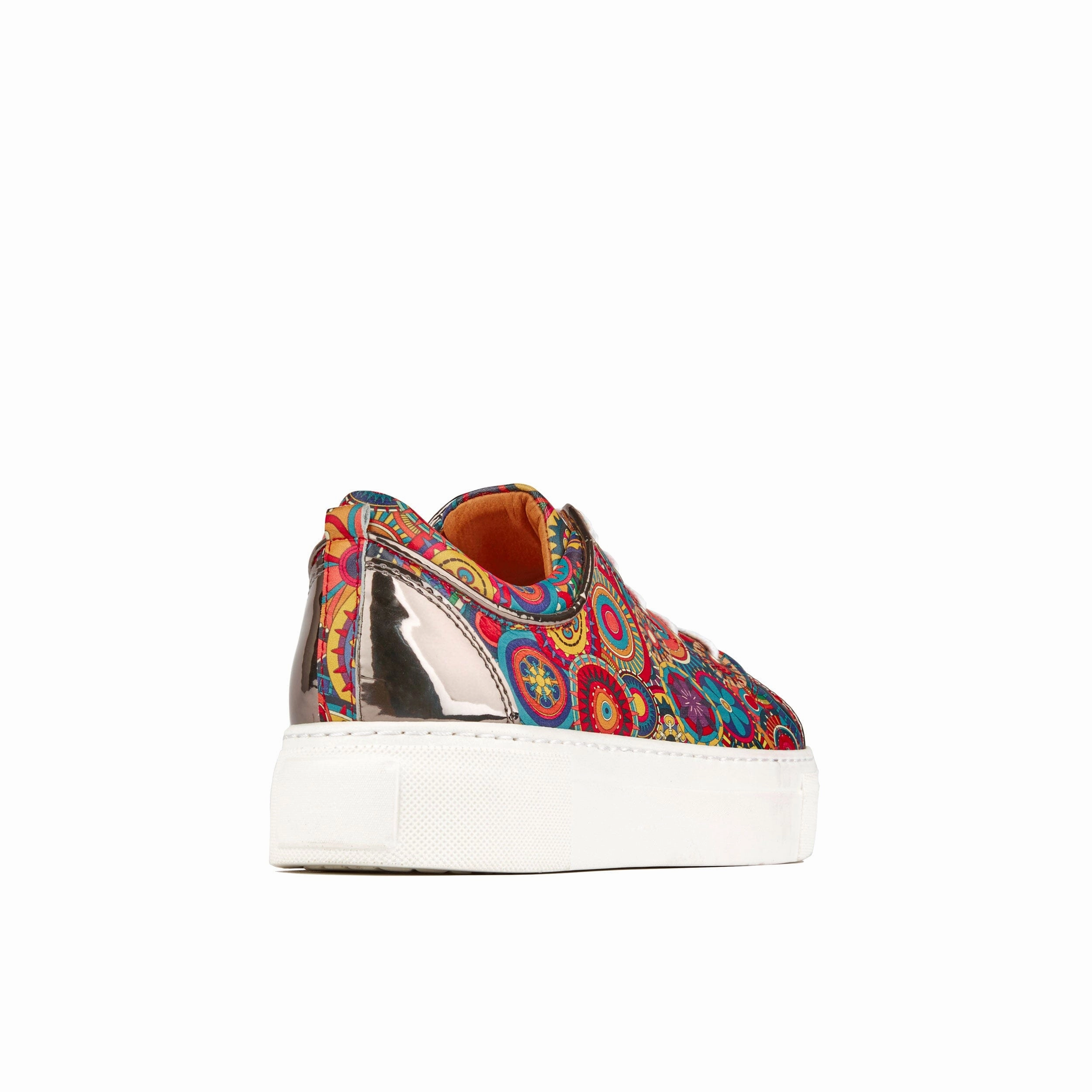 Camila - Silver & Signature Print