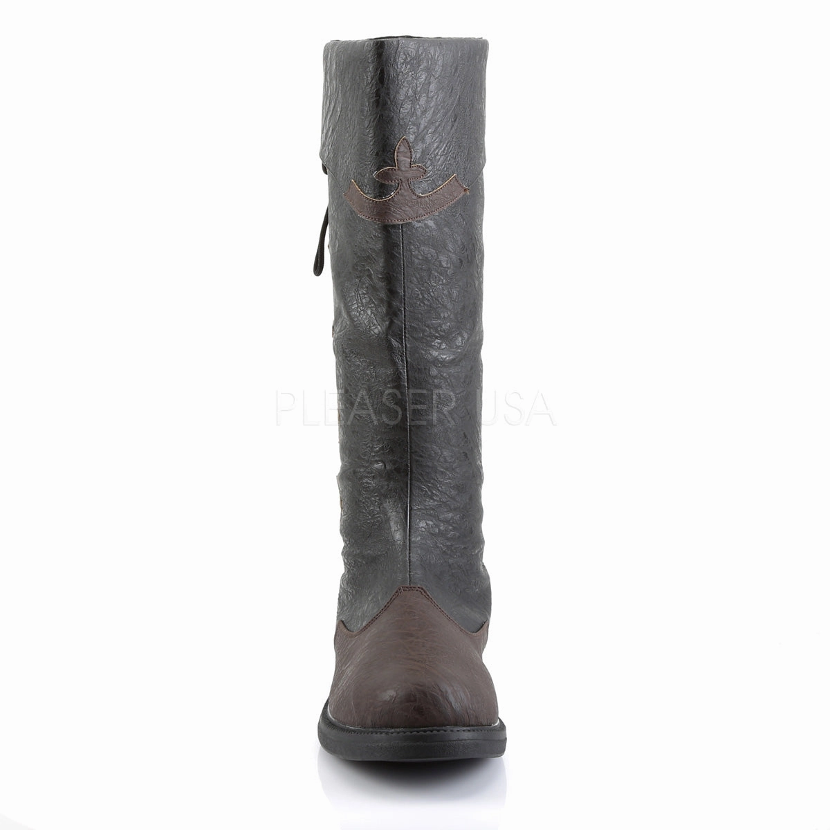 CAPTAIN-110 Black PU Brown