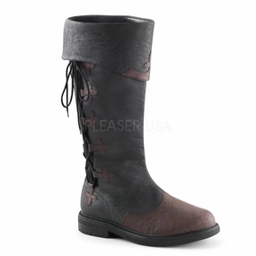 CAPTAIN-110 Black PU Brown