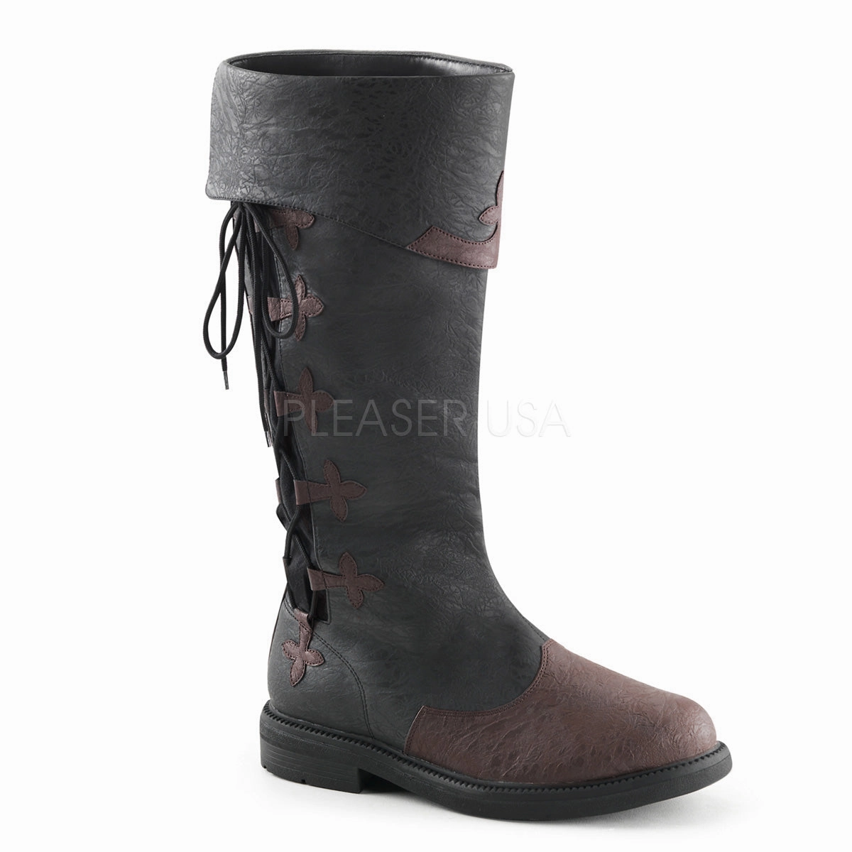 CAPTAIN-110 Black PU Brown
