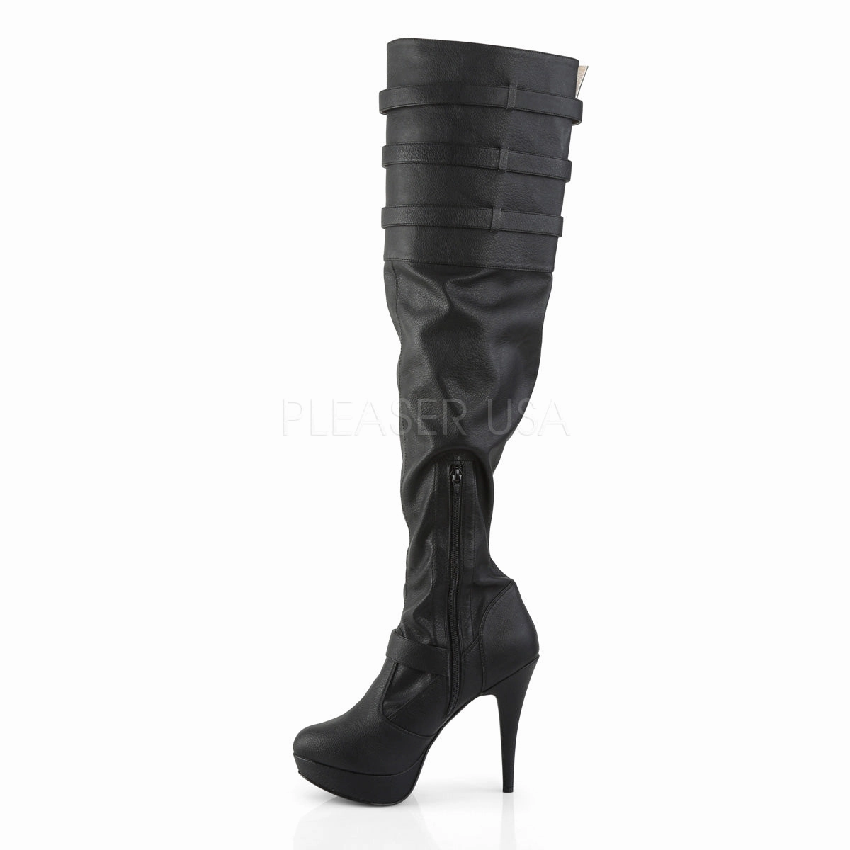 CHLOE-308  Black Faux Leather