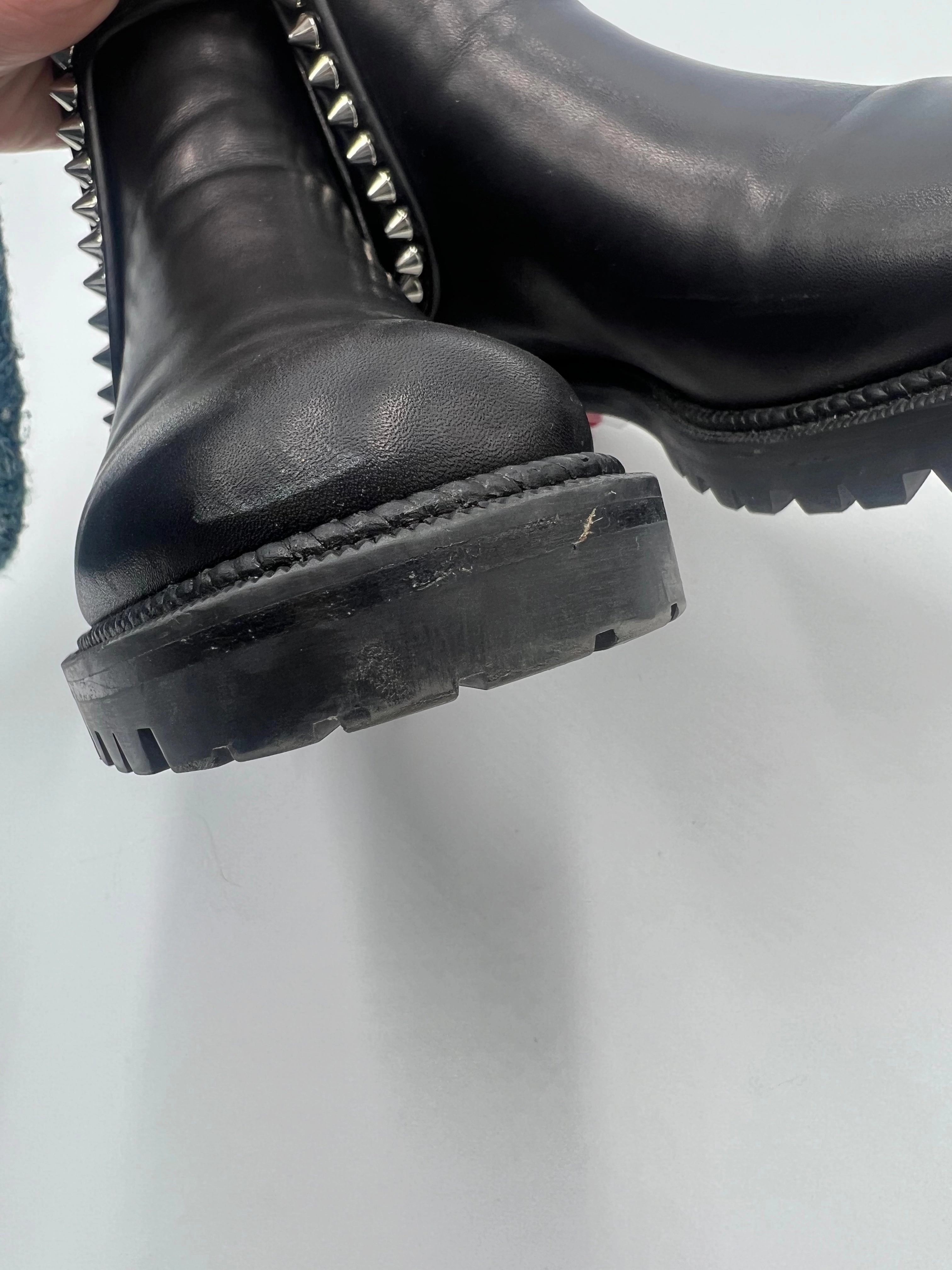 Christian Louboutin Capuhutta Luxury Designer Boot,  Size: 6.5 (36.5)