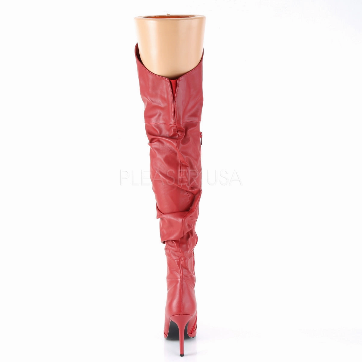 CLASSIQUE-3011  Red Faux Leather