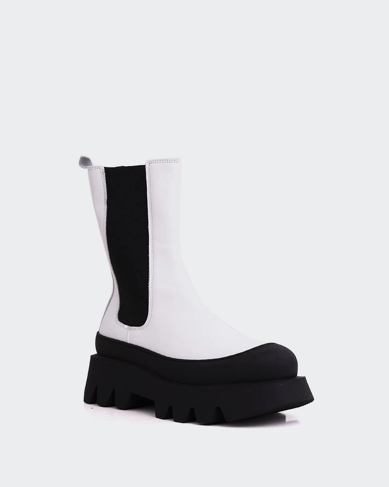 Cranbrook White Leather