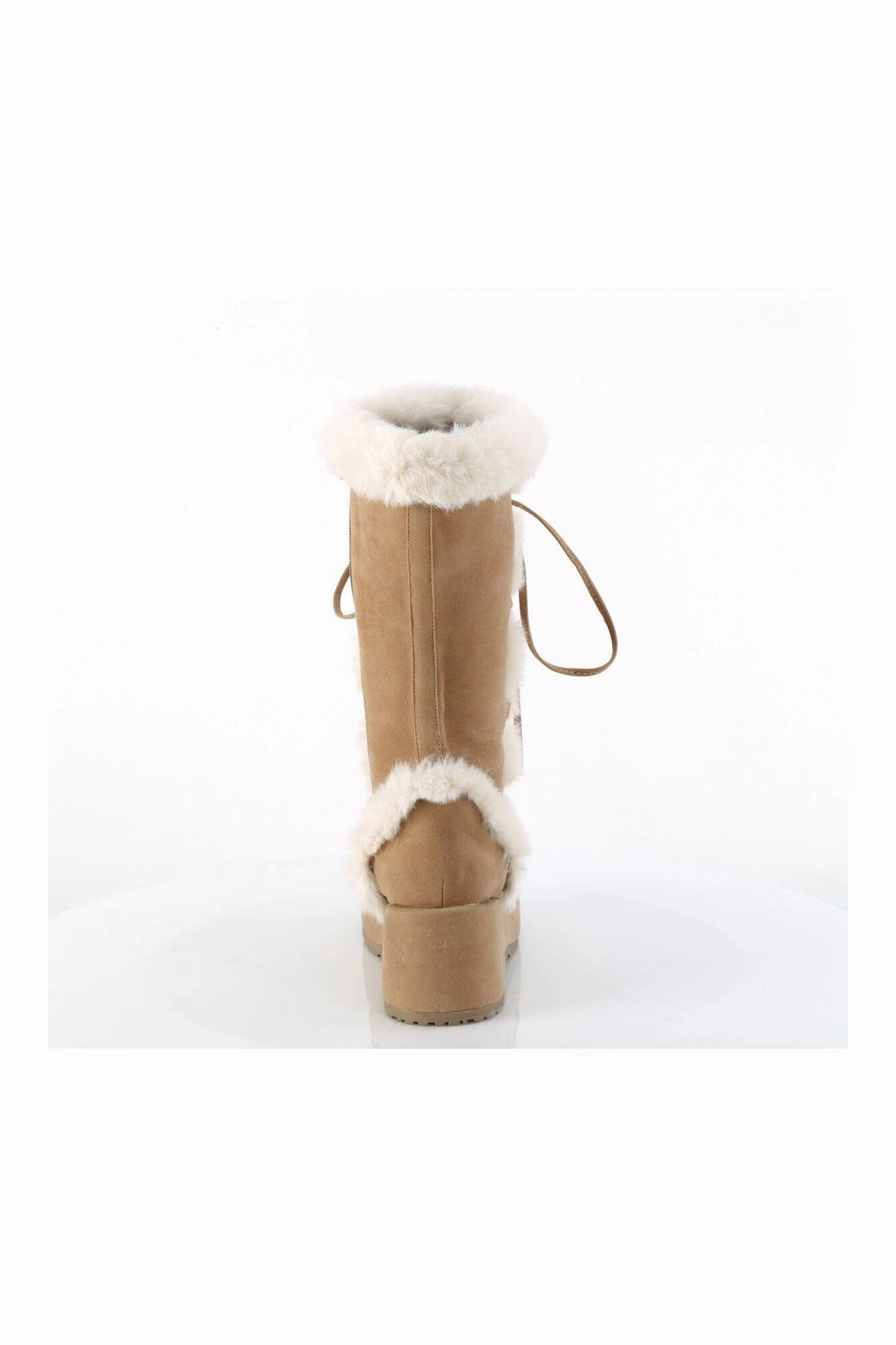 CUBBY-311 Brown Vegan Suede Knee Boot