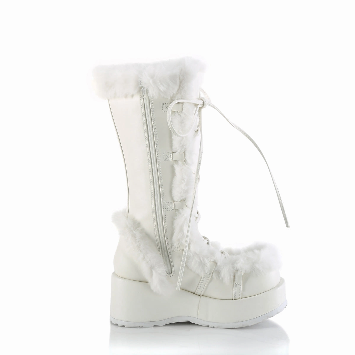 CUBBY-311  White Vegan Leather