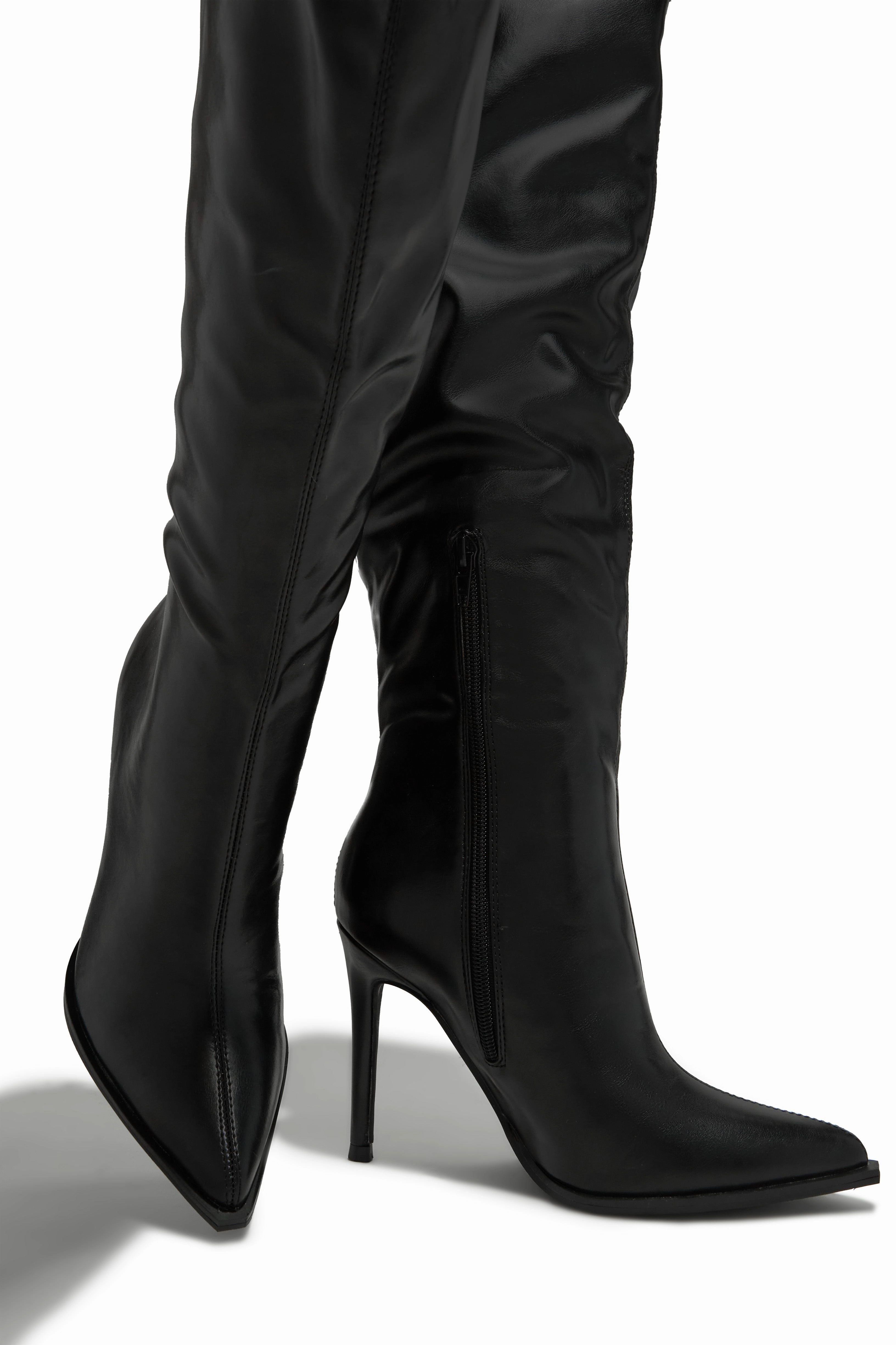Dakota High Heel Boots - Black