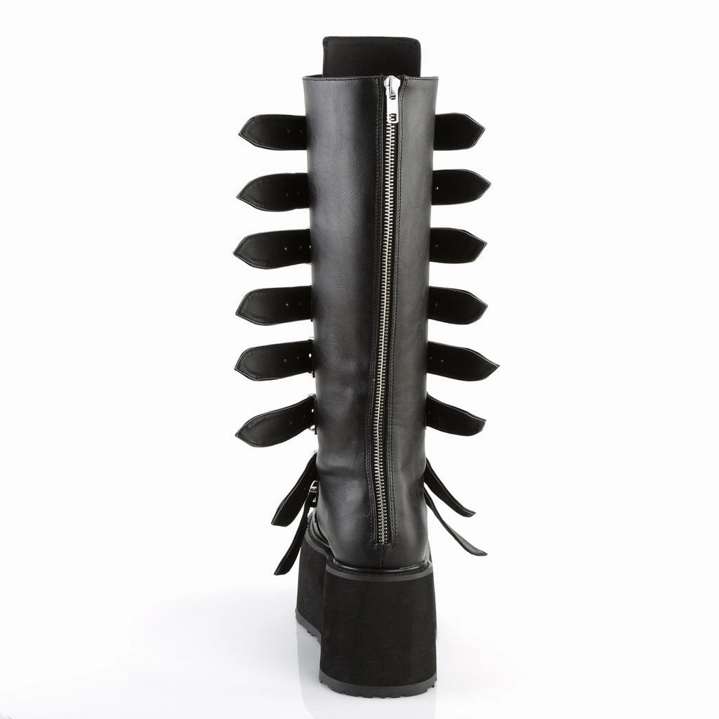 DAMNED-318  Black Vegan Leather
