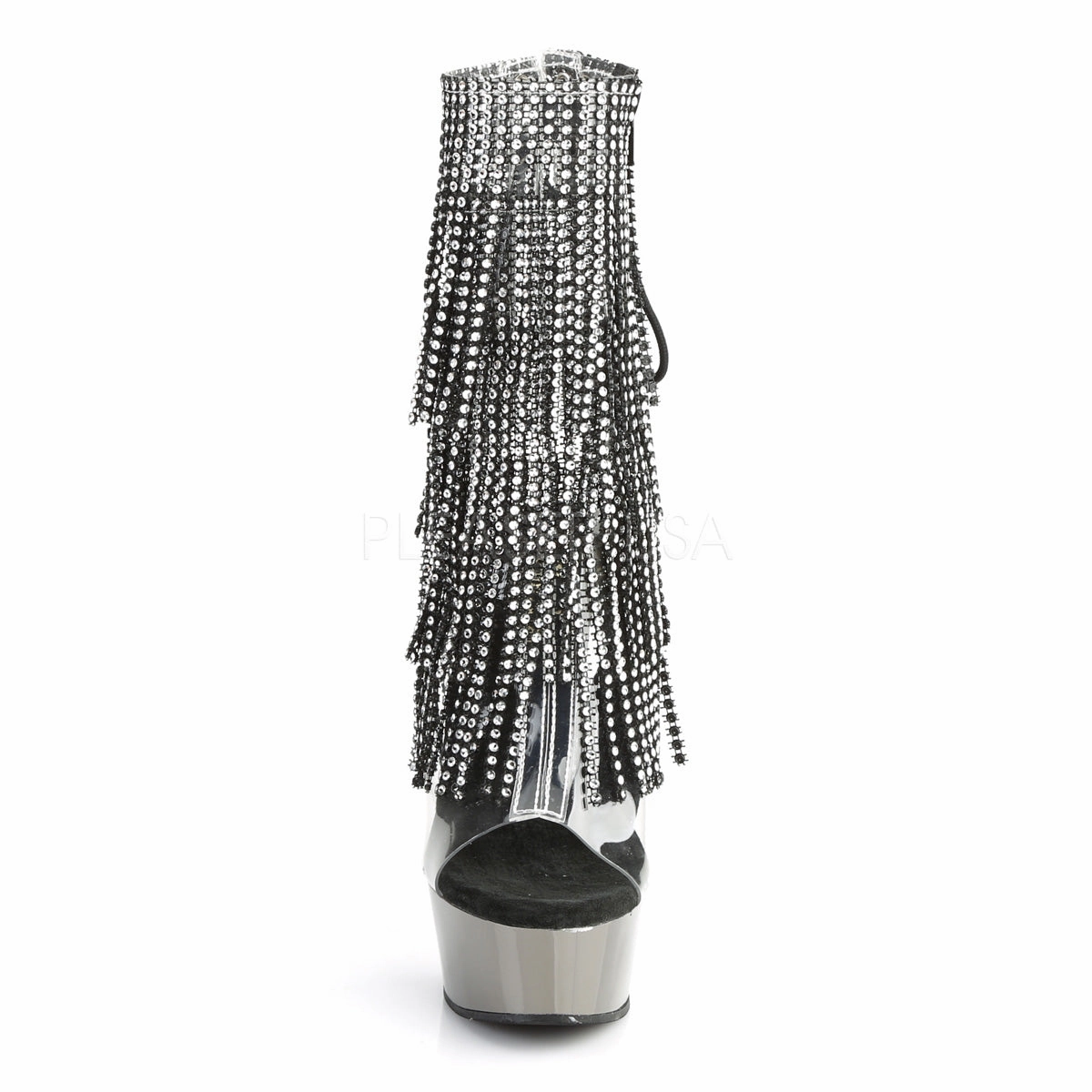 DELIGHT-1017RSF  Clear-Black/Dark Pewter Chrome
