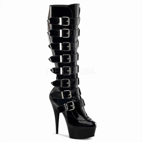 DELIGHT-2049  Black Patent/Black