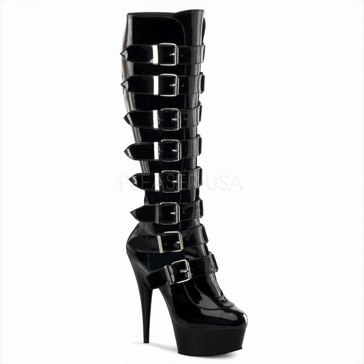 DELIGHT-2049  Black Patent/Black